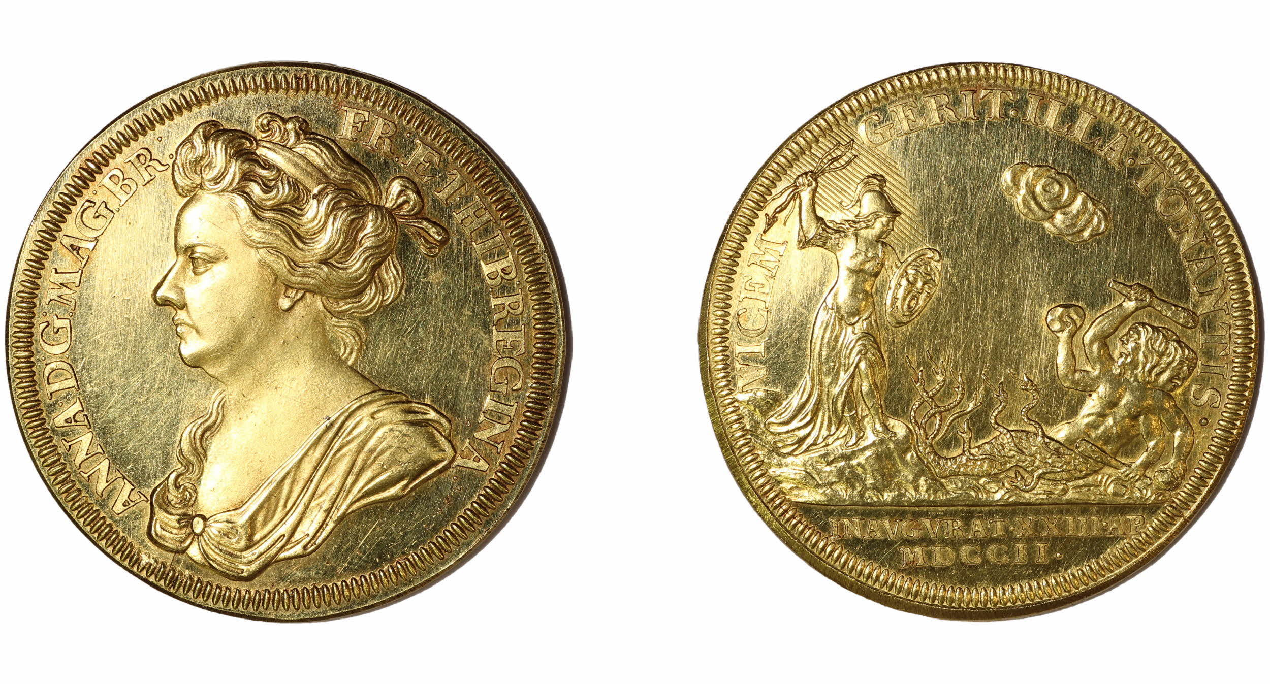 Image of Médaille de couronnement. Anne.