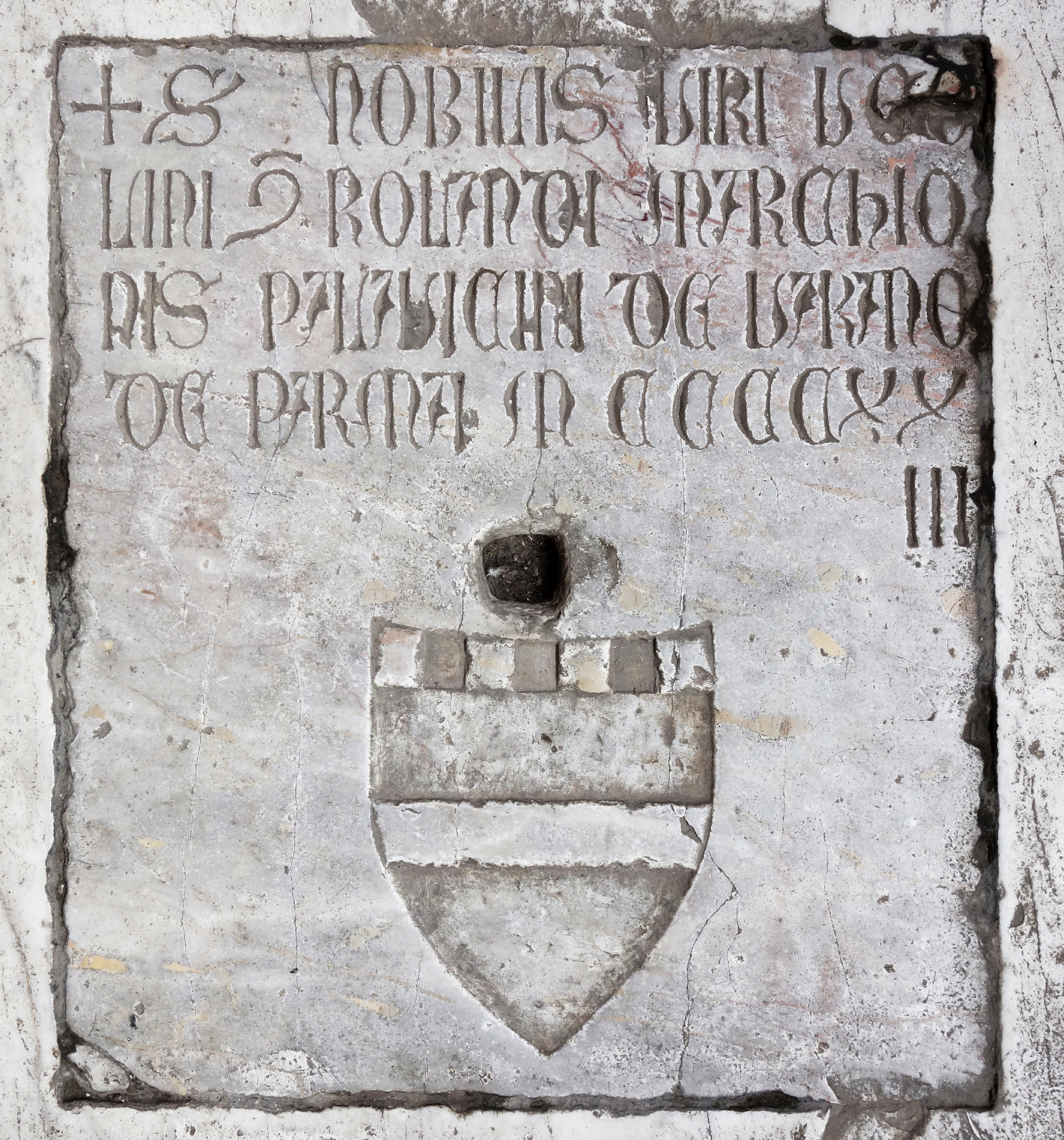 Image of 1423. Épitaphe du Camposanto de Pise en majuscules gothiques