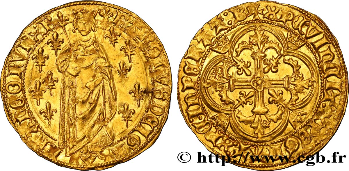 Image of Royal d'or. Charles VII.