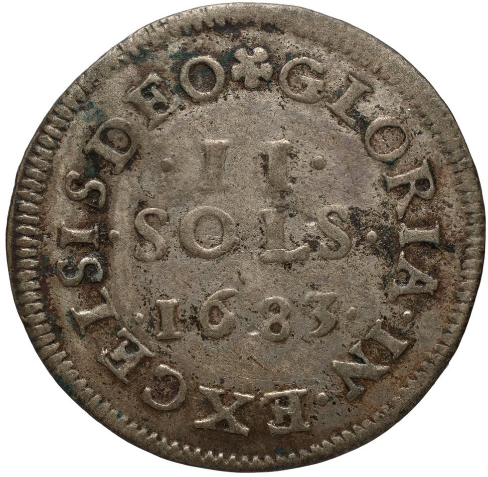 Image of Deux sols. Louis XIV.