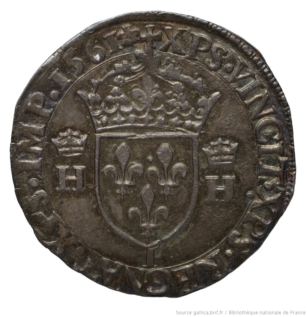 Image of Teston au nom d'Henri II. Charles IX.