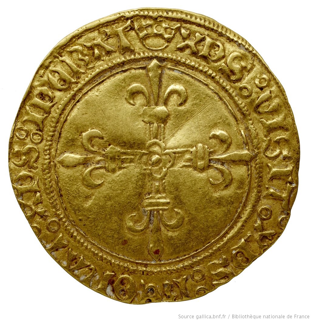 Image of Ecu d'or au soleil du Dauphiné. Charles VIII.